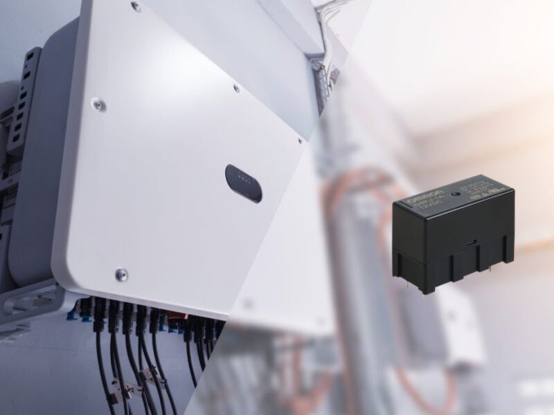 OMRON lance un relais de précharge 1 500 V compact pour simplifier la conception des systèmes de stockage d’énergie et des chargeurs rapides EV