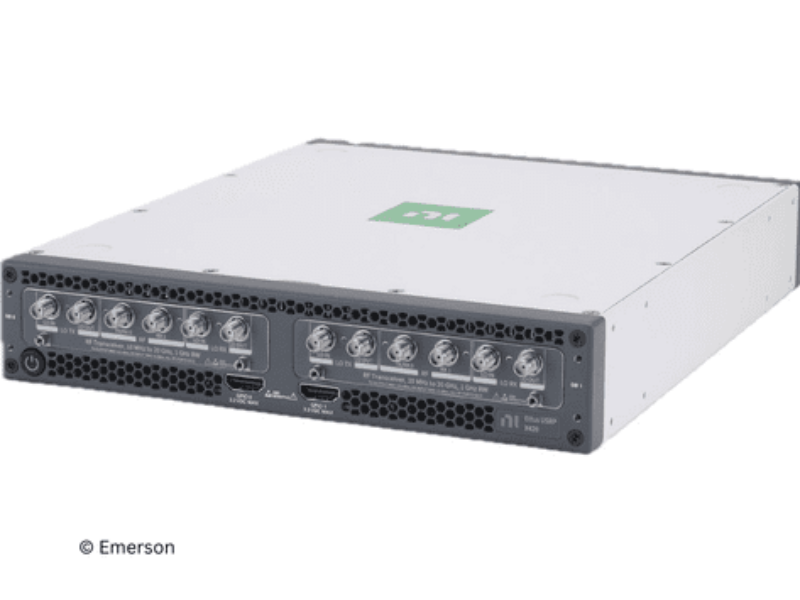 Emerson introduces NI USRP X420 software-defined radio with 20 GHz range