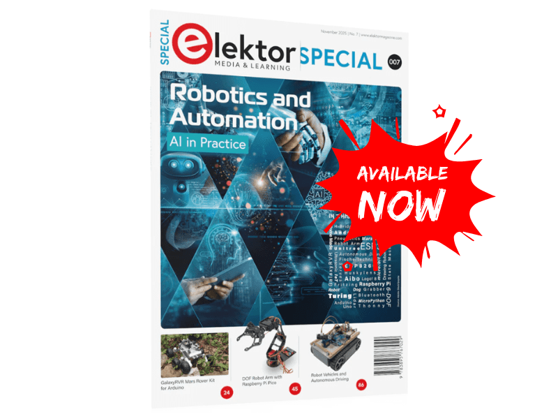 Elektor spotlights robot design in new special edition
