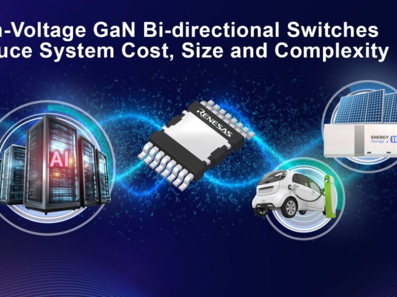 Renesas targets power efficiency gains with bidirectional 650V GaN switch