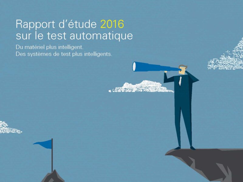 Rapport d&rsquo;étude sur le test automatique 2016