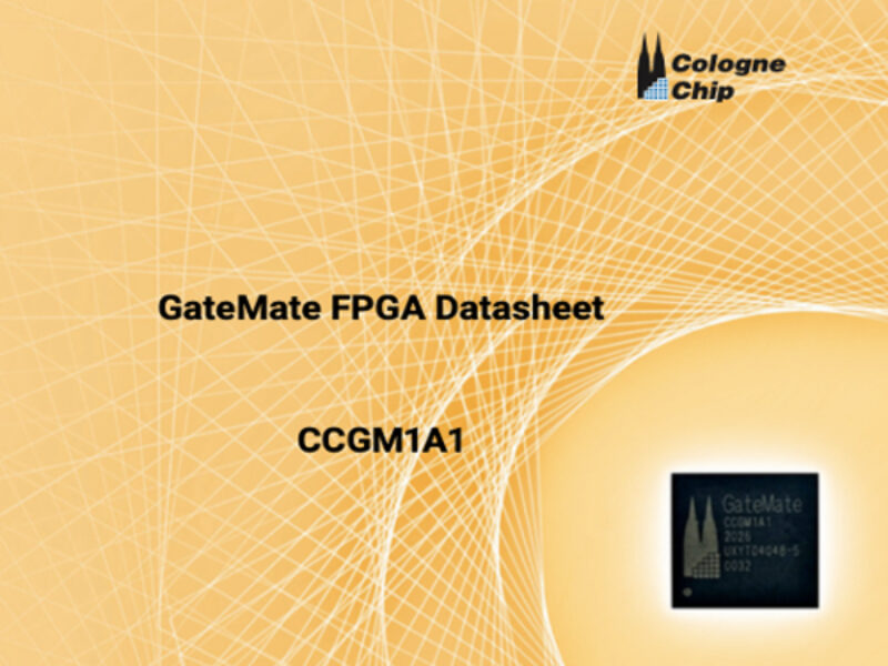 Datasheet of GateMate FPGA
