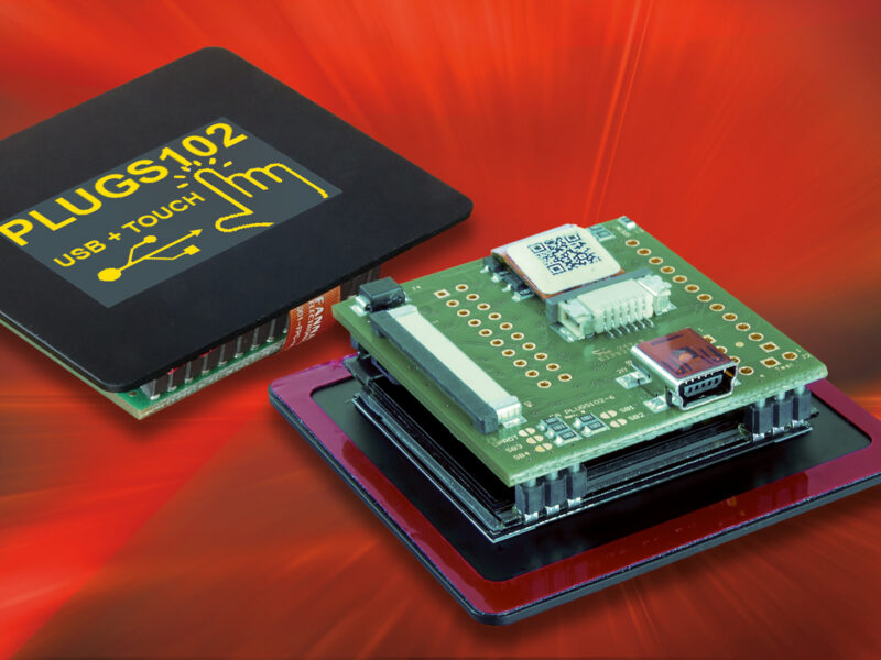 High-contrast OLED module with USB interface