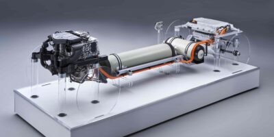 BMW shows fuel cell powertrain for SUV