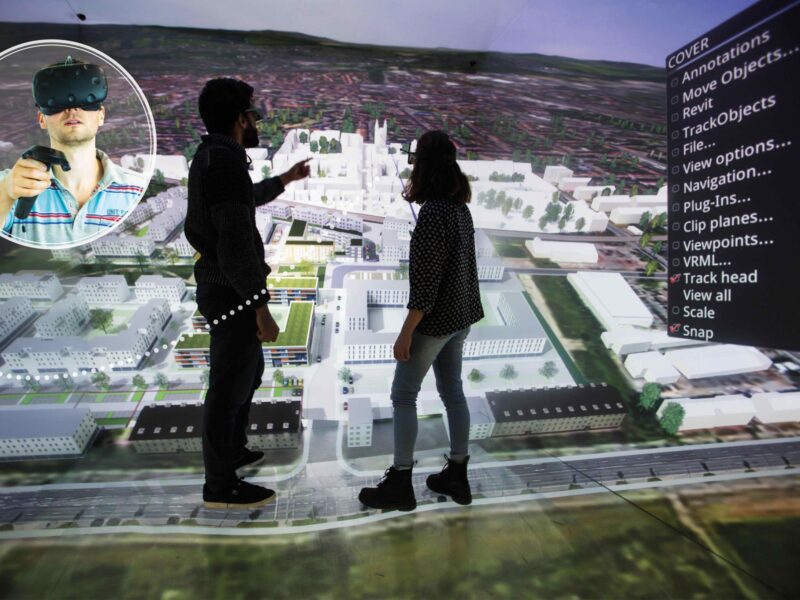 VR environment for the home office