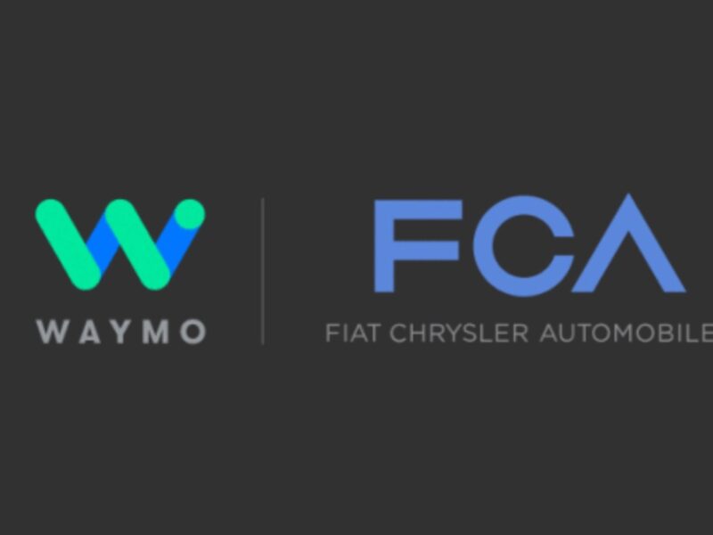 Fiat backs Waymo as exclusive driverless tech partner