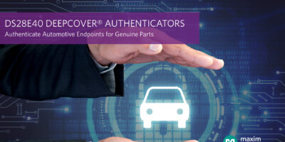 Authenticator chip guarantees origin of electronic car components