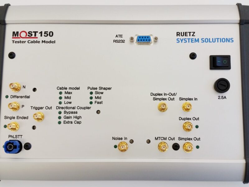 Testing the MOST150 Coax Physical Layer