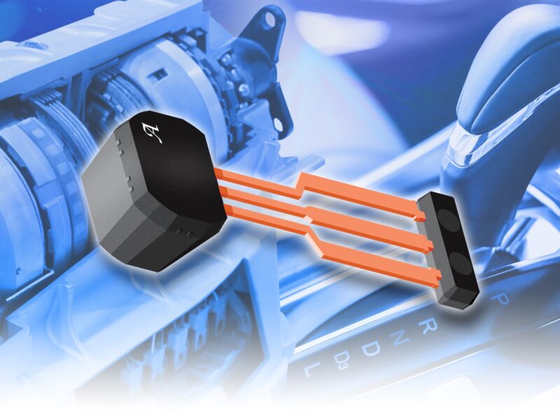 Back-biased Hall sensor features integrated magnet