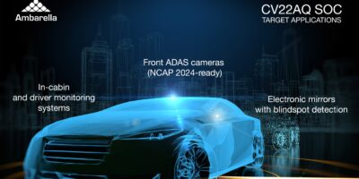Automotive camera SoC combines AI with low power consumption