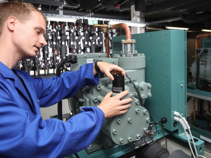 Shop floor energy harvesting enables sensor operation