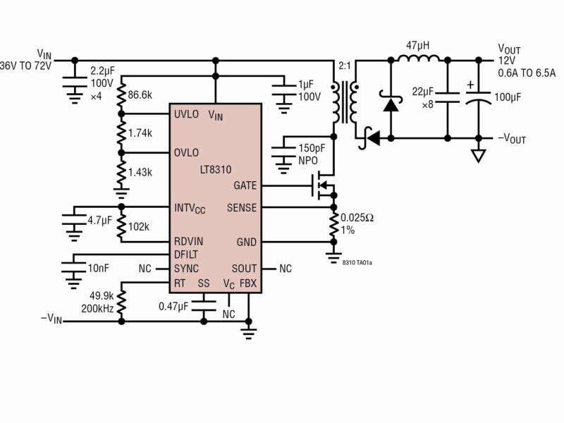 Isolated discrete forward DC/DC design