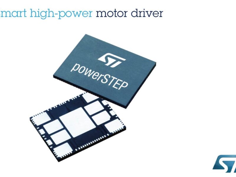 Smart, high-power-density motor driver has 85V/10A power stage