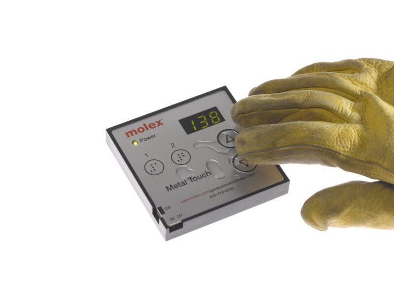 Custom switch configurations mix capacitive and metal features