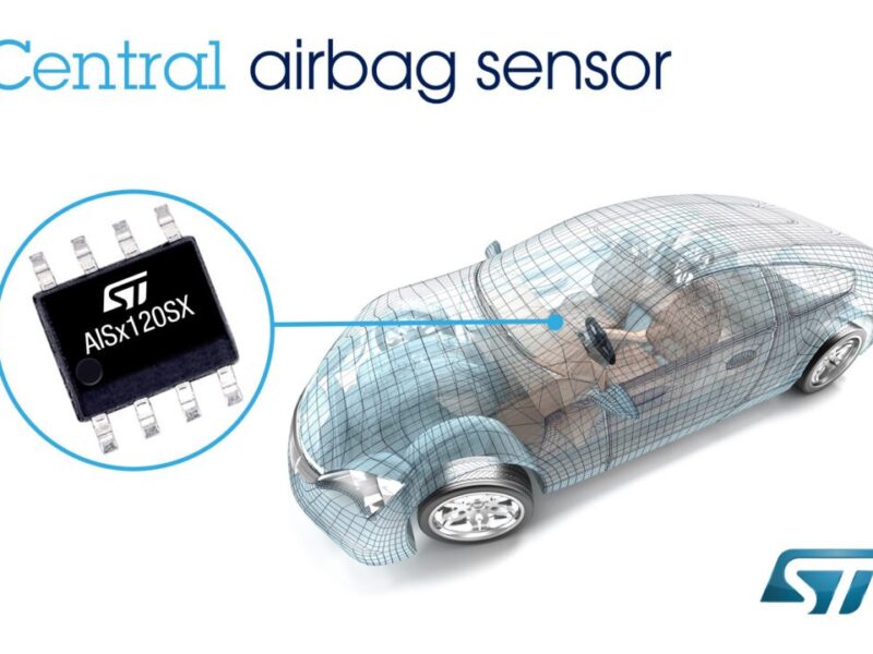 MEMS crash sensors complete airbag kit from ST