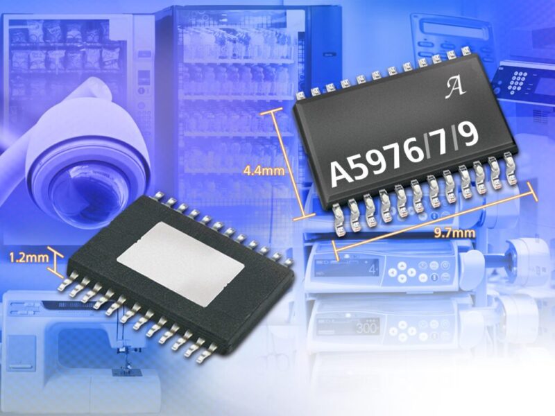 Microstepping motor drive ICs with simple command interfacing