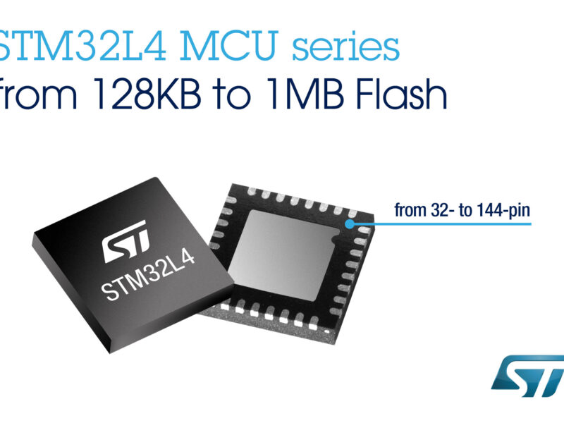 ST claims peak energy efficiency for Cortex-M4 MCUs