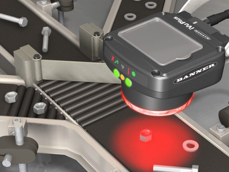 Touch screen vision sensors with Ethernet connectivity