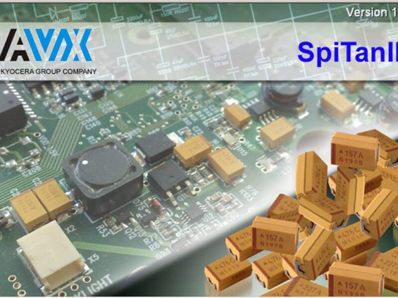 New libraries for AVX’s tantalum and niobium oxide capacitor simulation software SpiTanIII v1.1