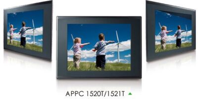 Industrial grade touch screen PC is based on Atom