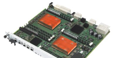 ATCA blade for 4G LTE targets transport and control plane