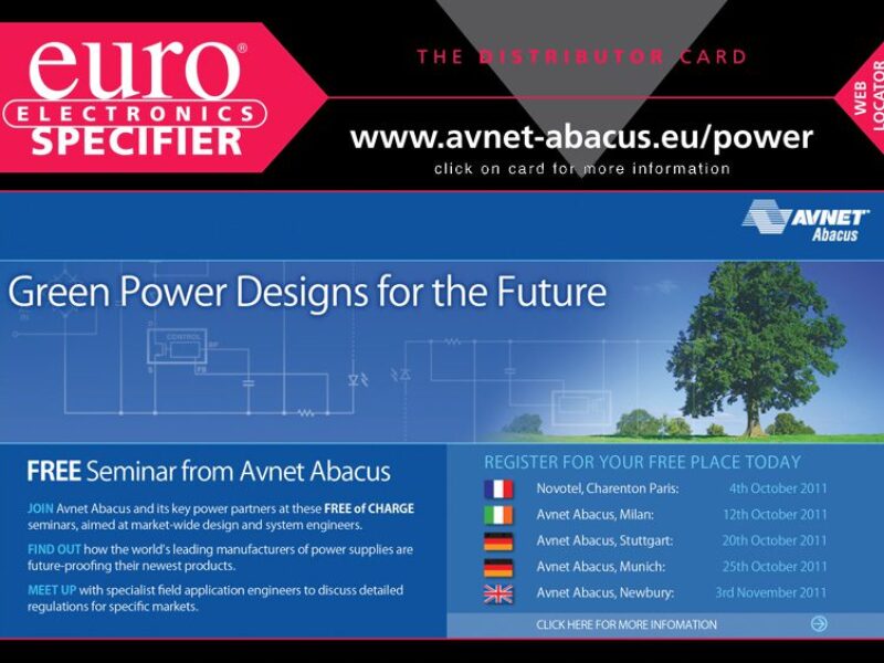 Avnet Abacus to run free European seminars on efficient power design