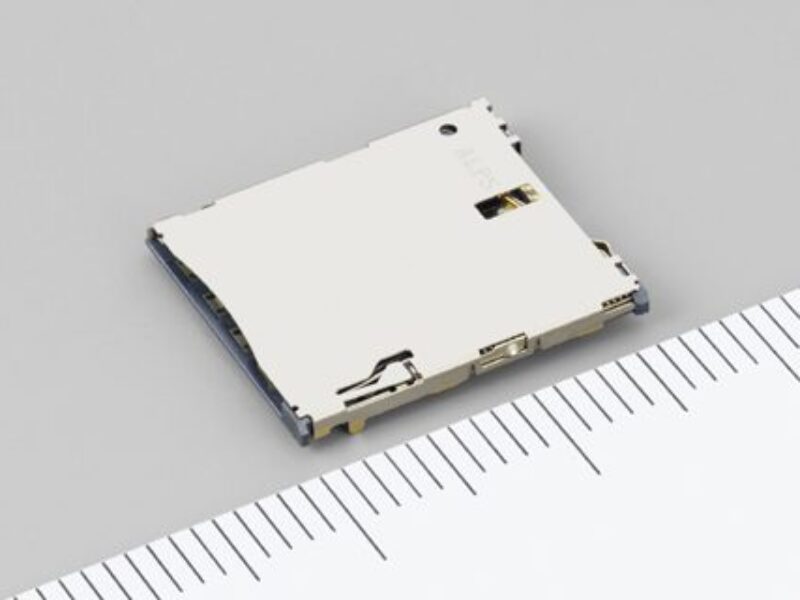 Push-push type microSIM card connector