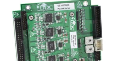 Synchro/resolver-to-digital PC/104 card