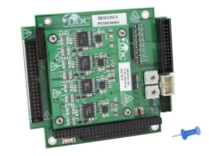 Synchro/resolver-to-digital PC/104 card