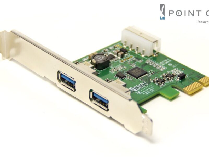 USB 3.0 PCI Express host adapter card supports data transfers of 5 Gbit/s