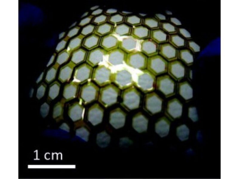 Solution-based fabrication techniques for flex and stretch electronics