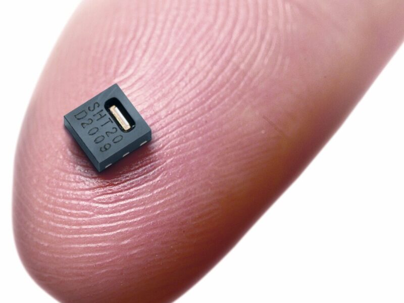 Low-cost 3x3x1.1mm humidity and temperature sensor with typical accuracy of 3% RH