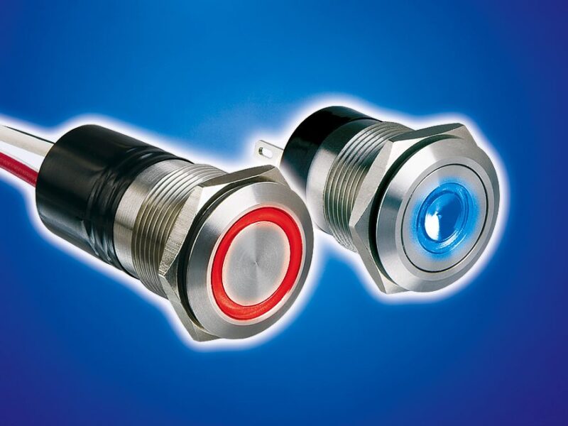 IP66 rated illuminated vandal resistant switches