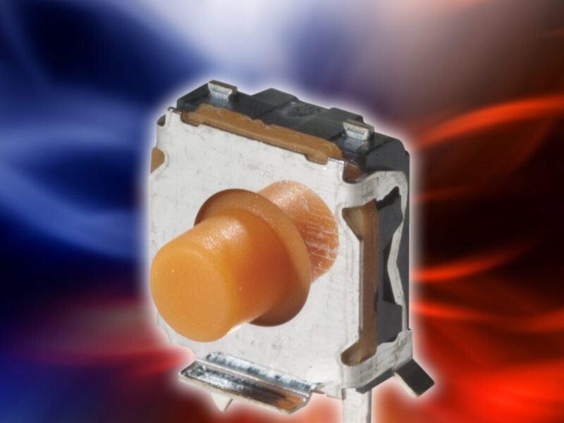 Full SMD side-actuated IP67-sealed tactile switch