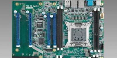 Server-grade motherboard with Intel multicore Xeon processors