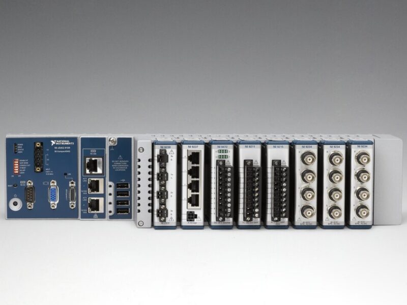 Stand-alone CompactDAQ system for high performance embedded measurements and logging
