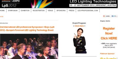Win free entries to Bregenz’ LED professional Symposium