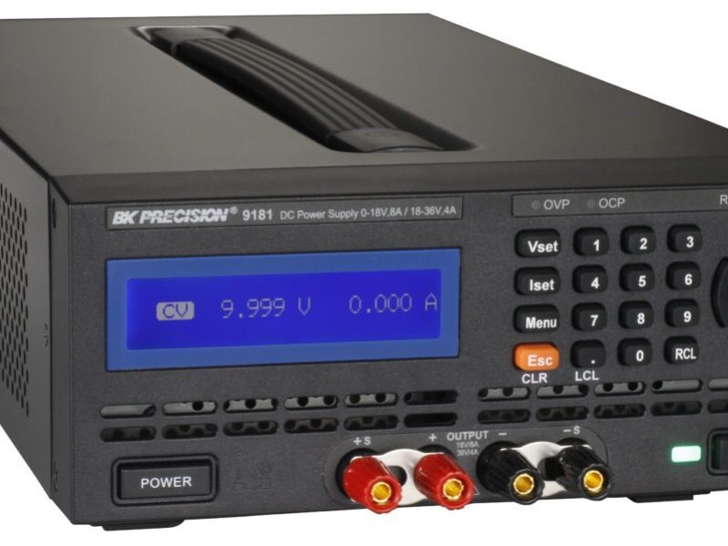 Programmable dual range DC power supplies for bench and ATE applications