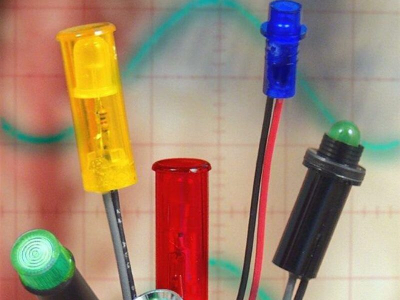 120/240 VAC panel mount LEDs for power indication