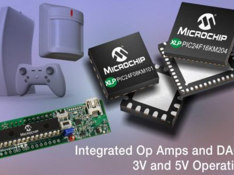 PIC24 Lite microcontroller family adds advanced analog integration and configurable I/O
