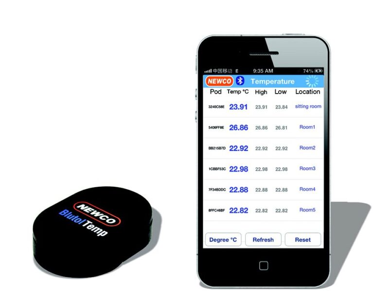 Smartphones as vector to low-cost ambient temperature monitoring