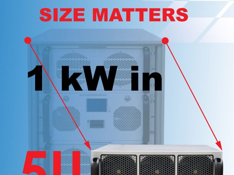 20 to 1000 MHz, 1 kW PA highlights unrivaled size and power advantages