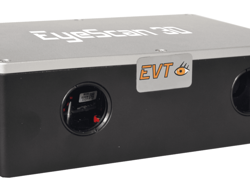 Industrial 3D-sensor supports shape scanning and 3D data records