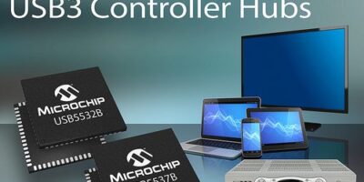 USB3 Superspeed controller hub has on-chip programmable memory