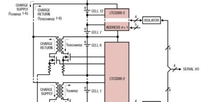 High-efficiency bidirectional multicell battery balancer extends addressability options