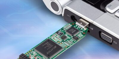 FPGA evaluation kit in USB-stick format