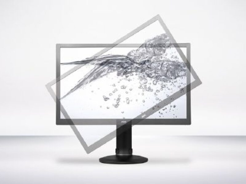 LED-backlit 27” monitor delivers a 2560×1440 pixels of resolution
