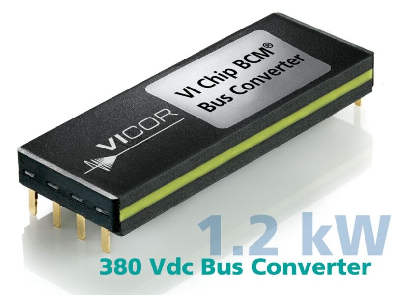 Vicor unveils first 380-VDC input ChiP power modules for high voltage DC distribution