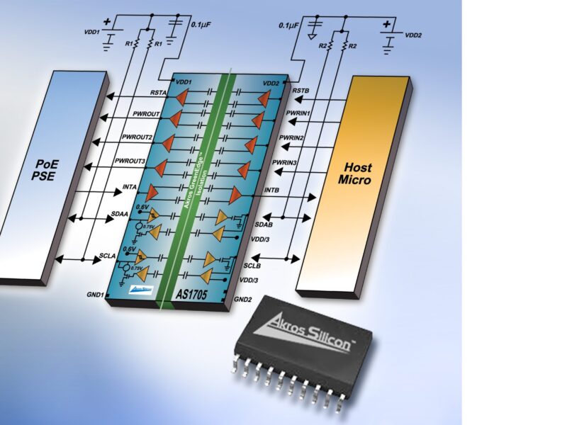 Integrated bidirectional 3.4-MHz isolator for I2C features 7 channels