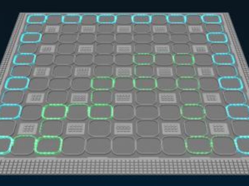 First measurements of transmission and delay of on-chip topological light